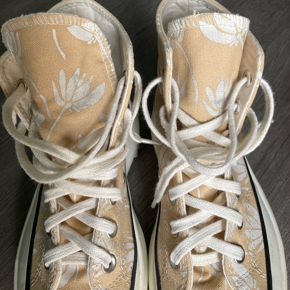 Converse Women’s Platform Canvas Run Star Hike Summer Spirit Floral High-Tops - Picture 15 of 15